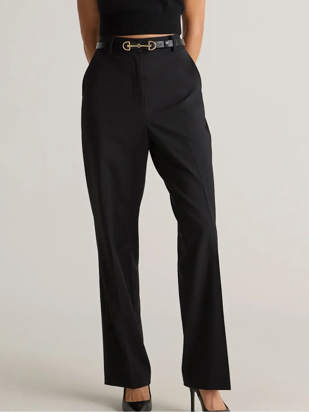 Quince - Italian Wool Straight Leg Pants